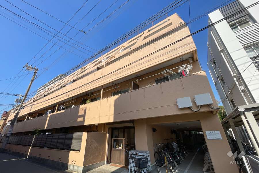 パレ・ドール蒲田の外観（南東側から）