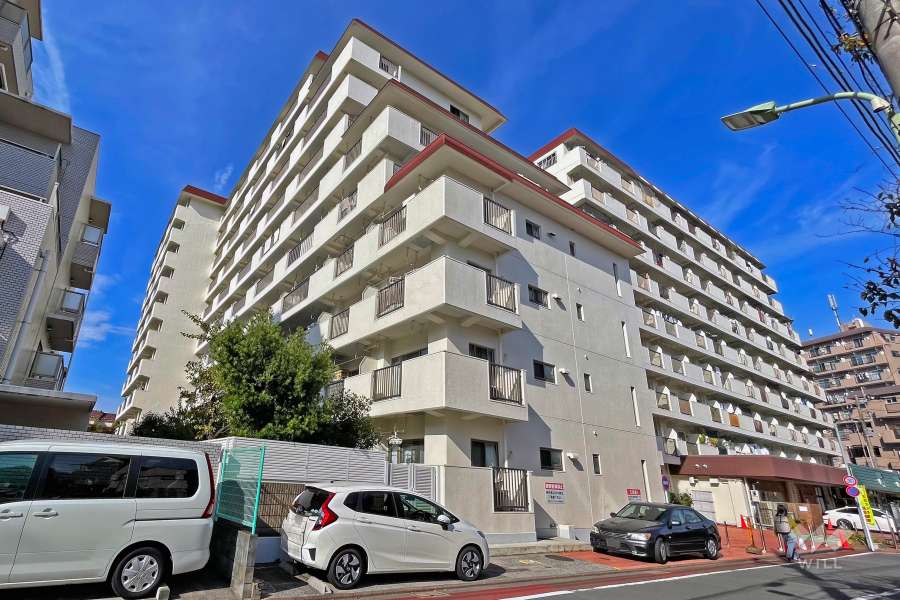 蒲田フラワーマンションＢ棟の外観（南東側から）