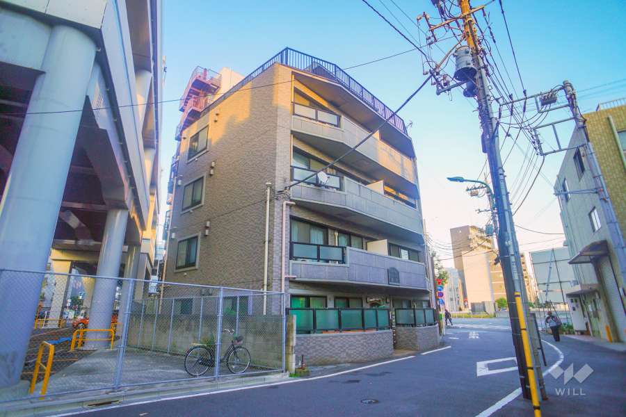 エクセレントハイツ蒲田の外観（南西側から）