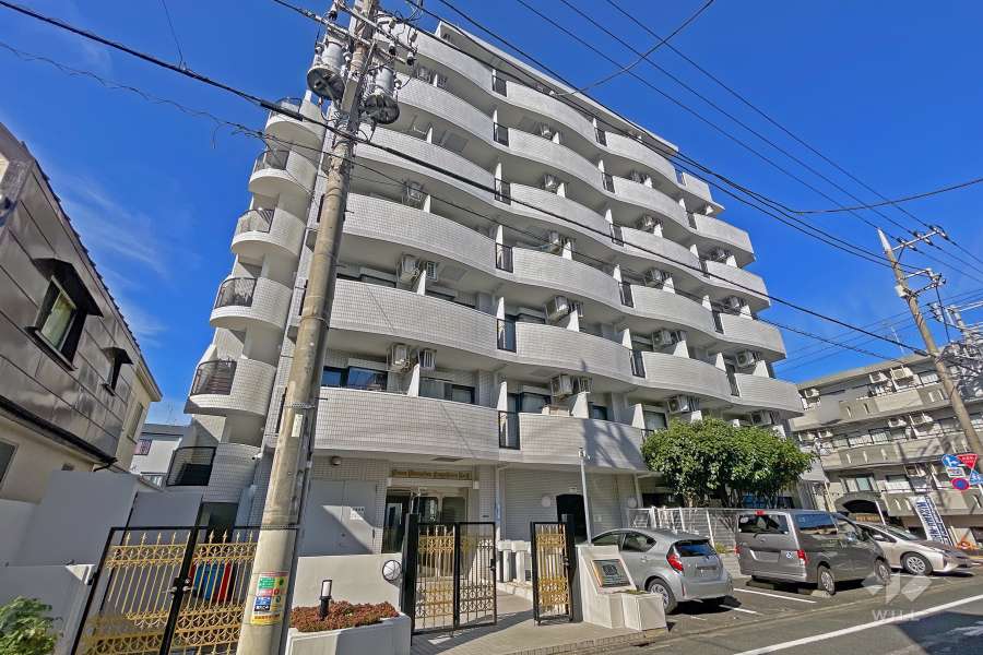 ライオンズマンション久が原第5の外観（南東側から）