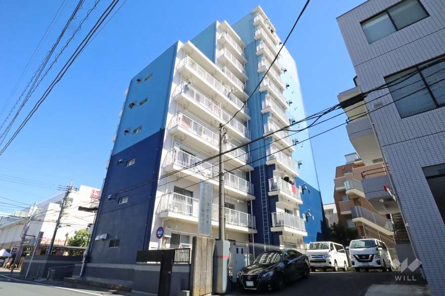 ニューハイム久が原の外観(北西側から)