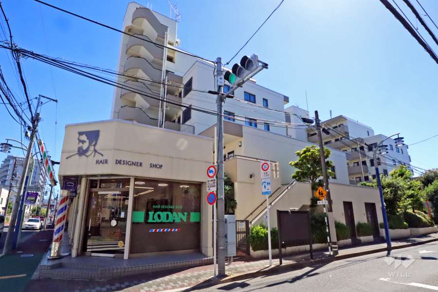 東急ドエルアルス久が原Ａ棟の外観（北東側から）