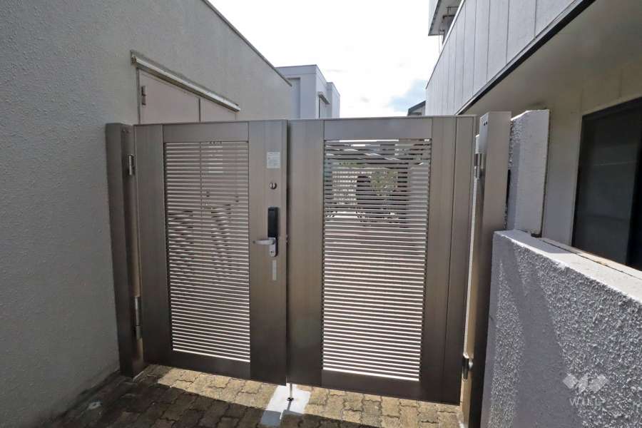 駐輪場の出入り口