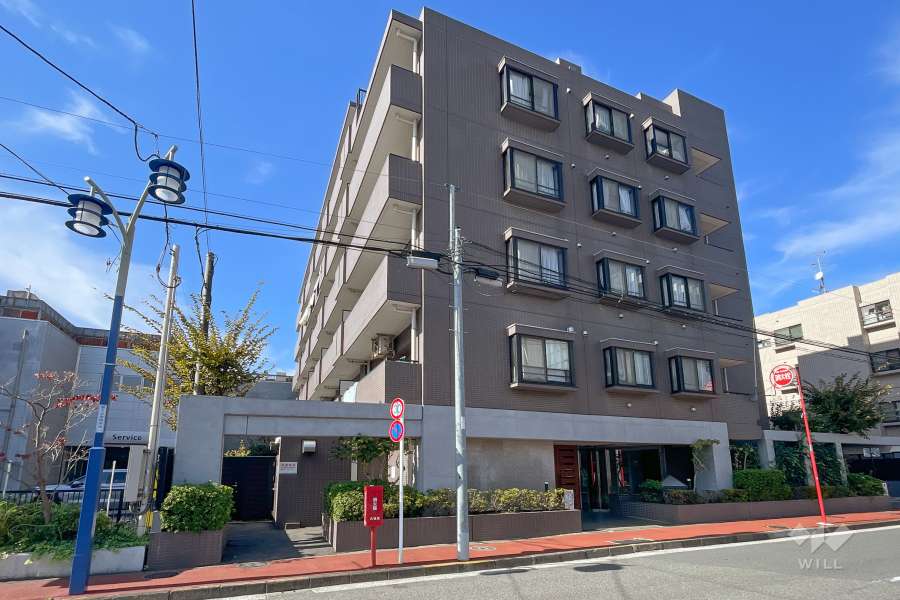 コスモ久が原グランコートの外観（南東側から）