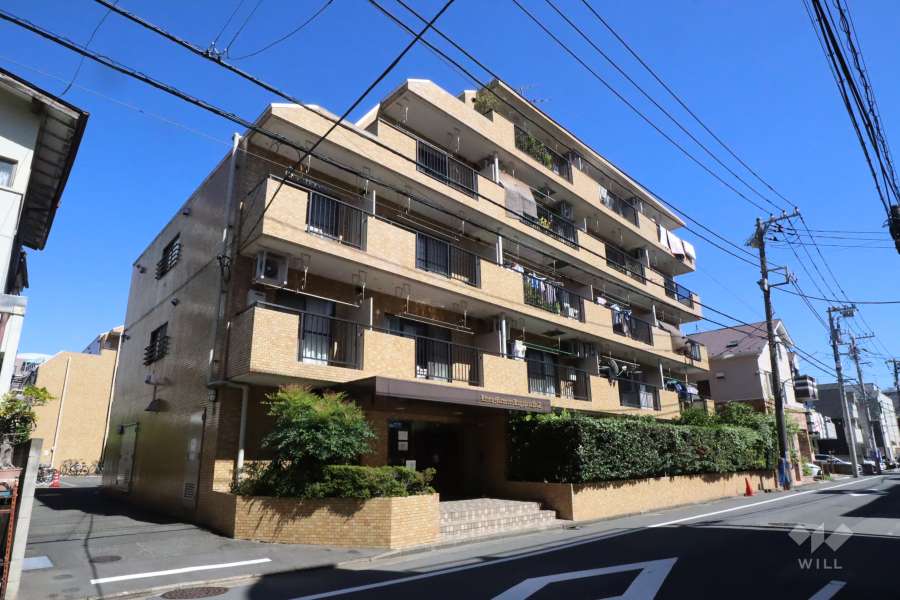ライオンズマンション久が原第２の外観(北西側から)