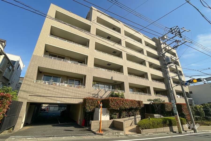 リーベスト久が原の外観（南西側から）