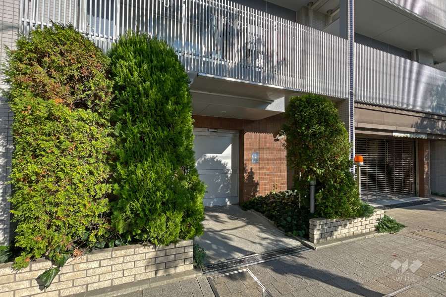 駐輪場の出入り口