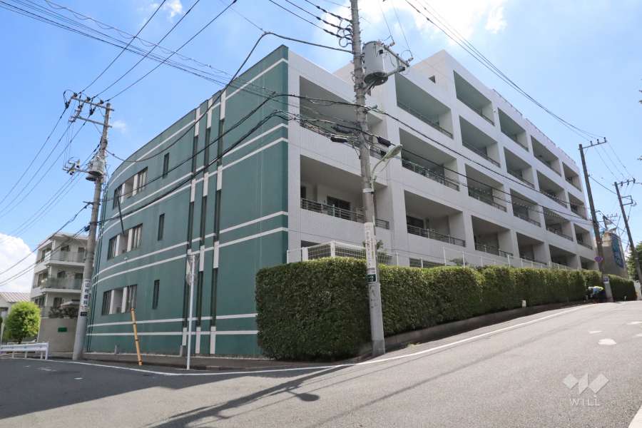 ウェルズパーク久が原の外観（西側から）