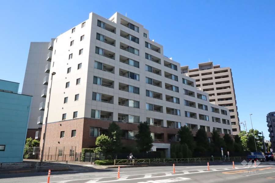 ヴェーゼント久が原の外観（南東側から）