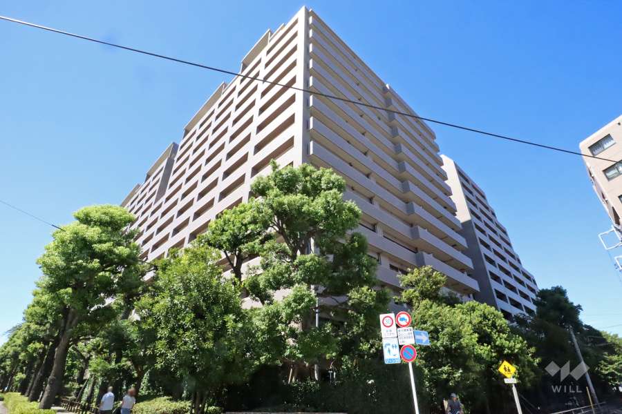 ヒルズ久が原壱番館の外観（南東側から）