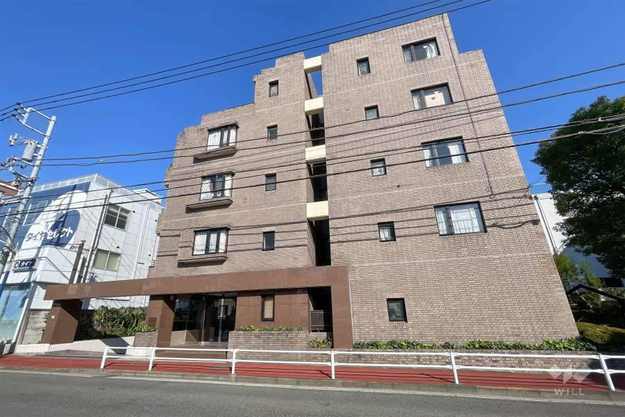 コスモ久ヶ原の外観（南西側から）