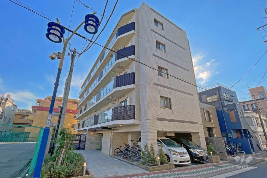 クレヴィスタ西馬込の外観（北東側から）