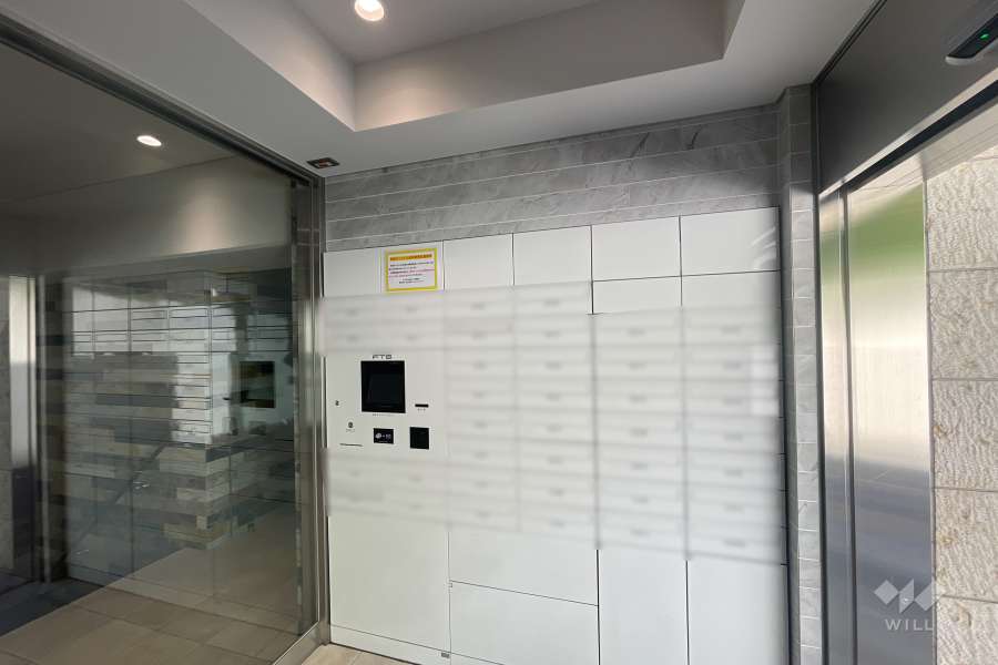 共用ポストと宅配ボックス