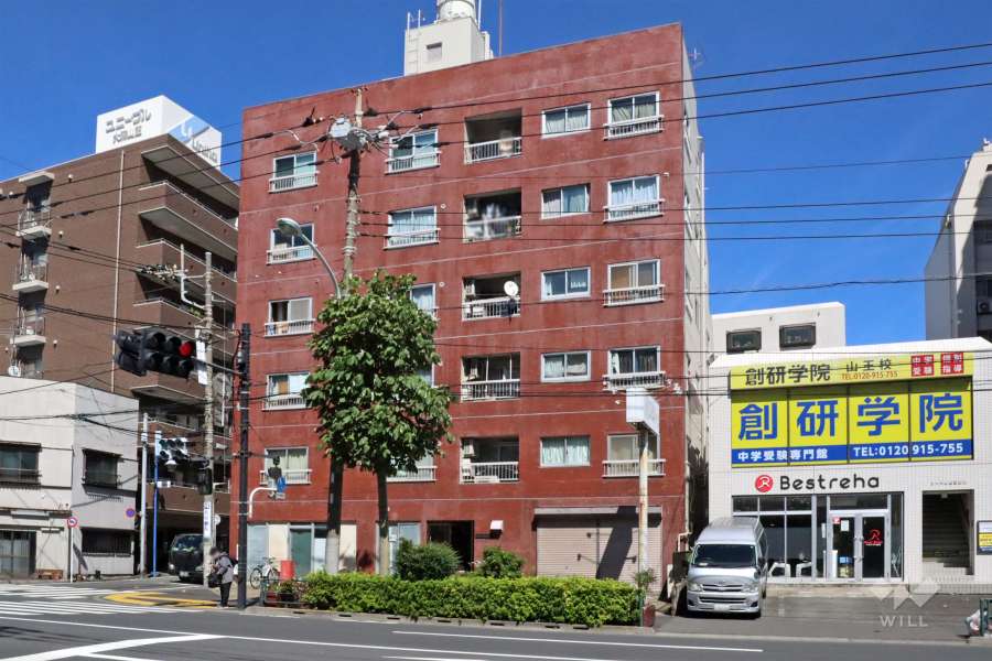 パーソナルハイツ山王の外観（南西側から）