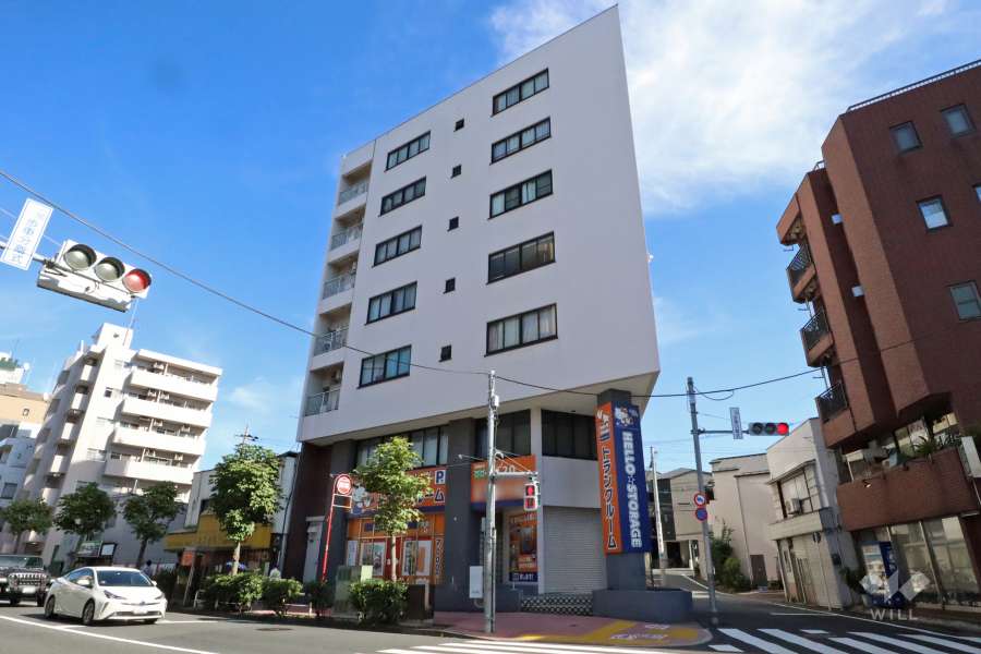 山王メイゾンの外観（北西側から）