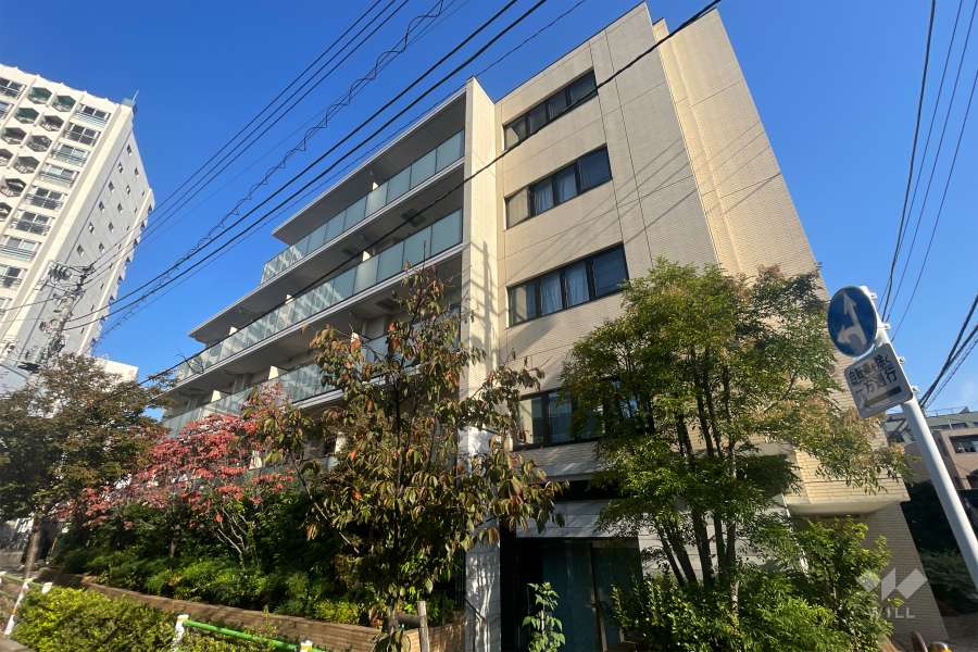 デュオヴェール大森山王の外観（南東側から）