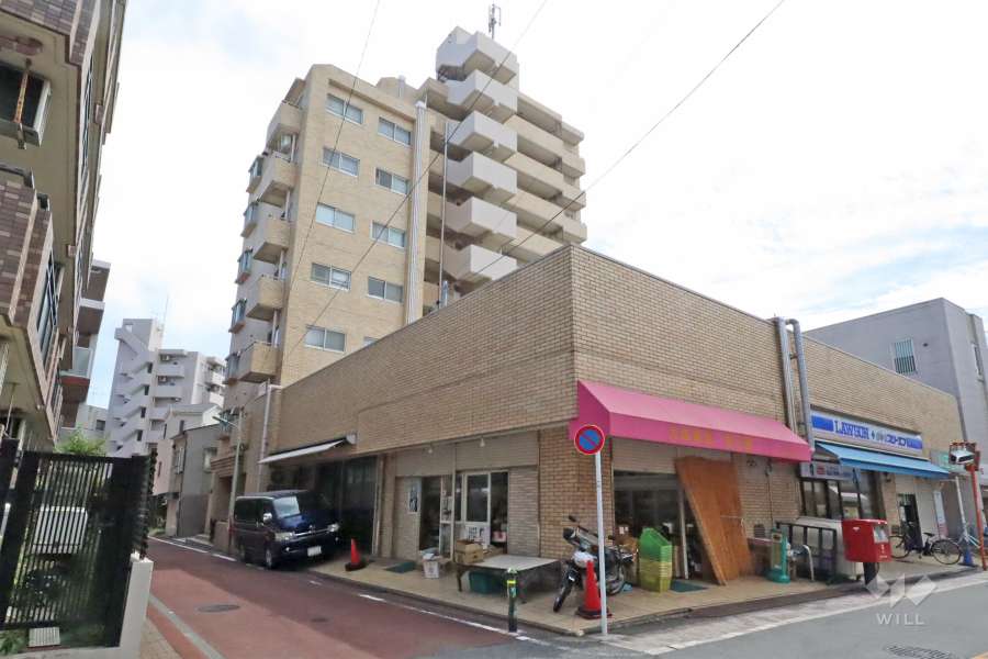 グランドメゾン大森山王の外観(北東側から)