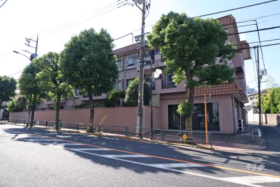 エルアルカサル山王の外観(北東側から)