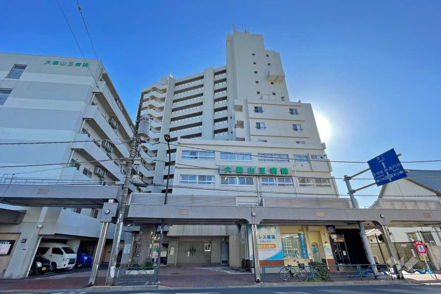 山王スカイマンションの外観（北西側から）