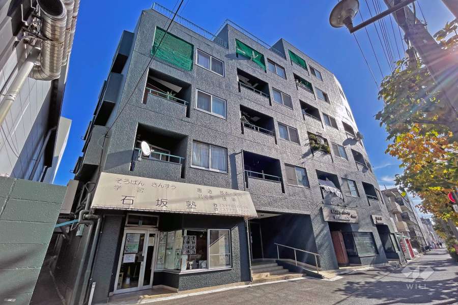 フォリストマンション山王の外観（北西側から）