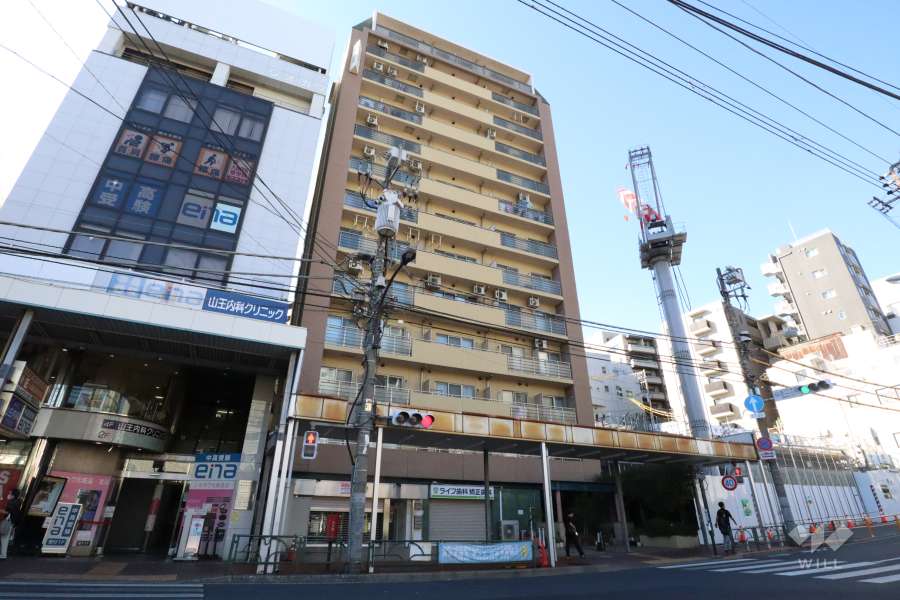 セザール大森山王の外観(南東側から)