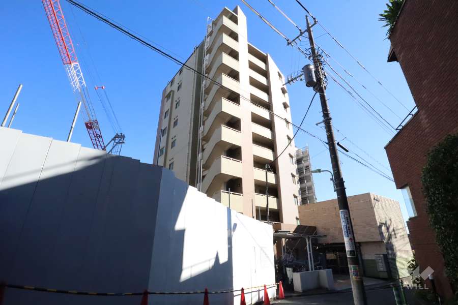 セザール大森山王の外観(北西側から)