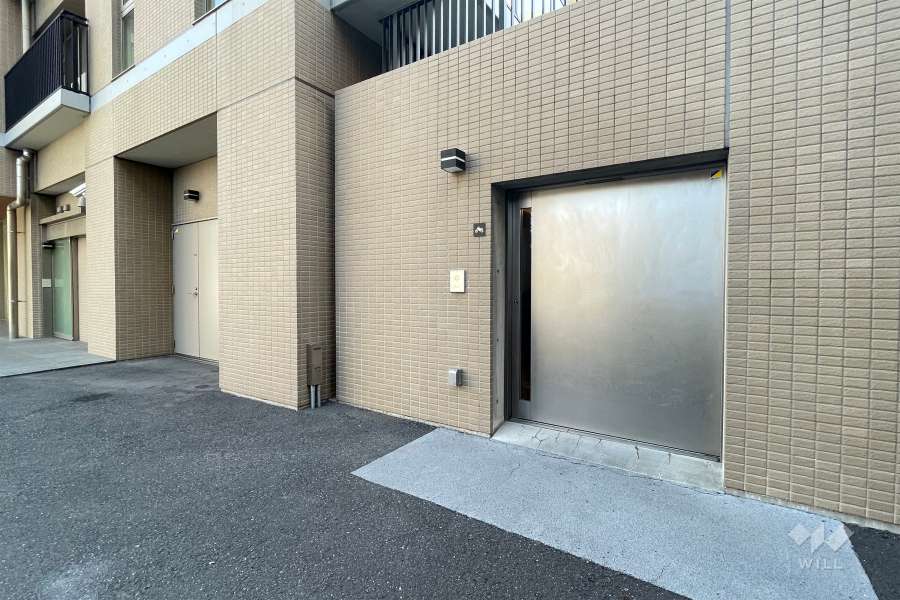 バイク置場の出入り口