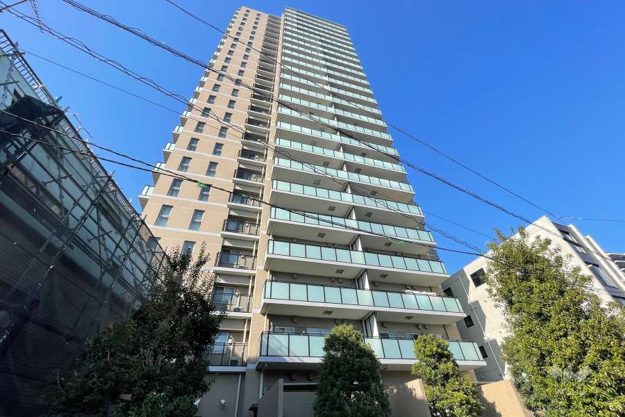 パークタワー山王の外観（南東側から）