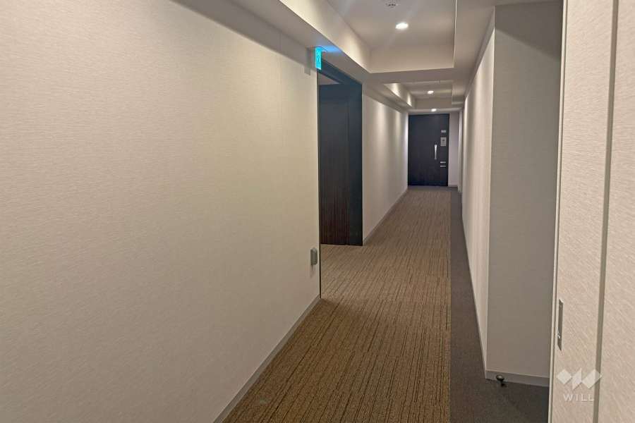 ホテルライクな共用廊下