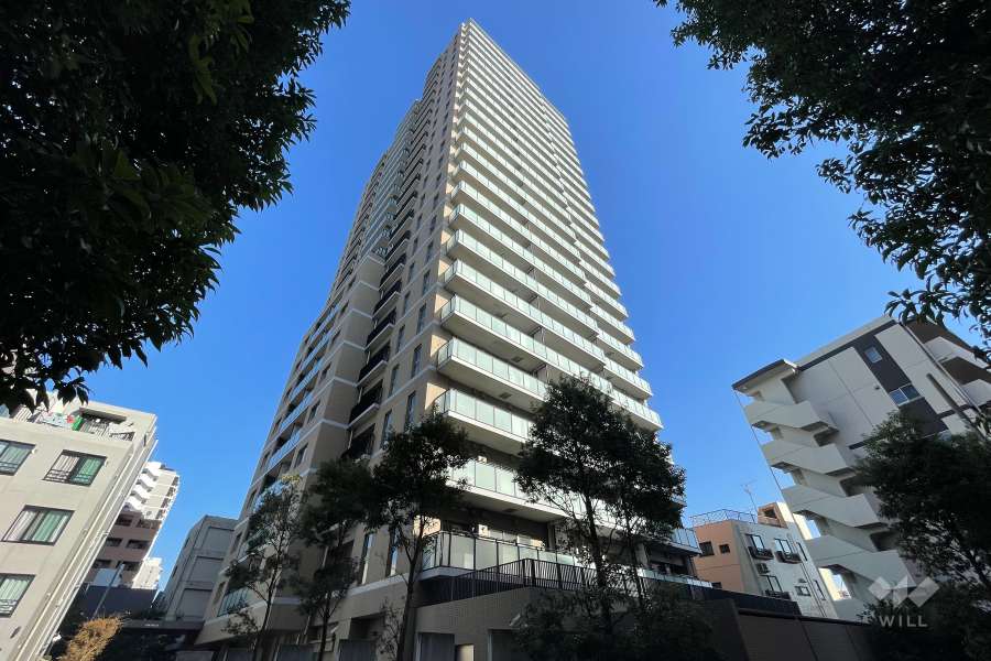 パークタワー山王の外観（西側から）