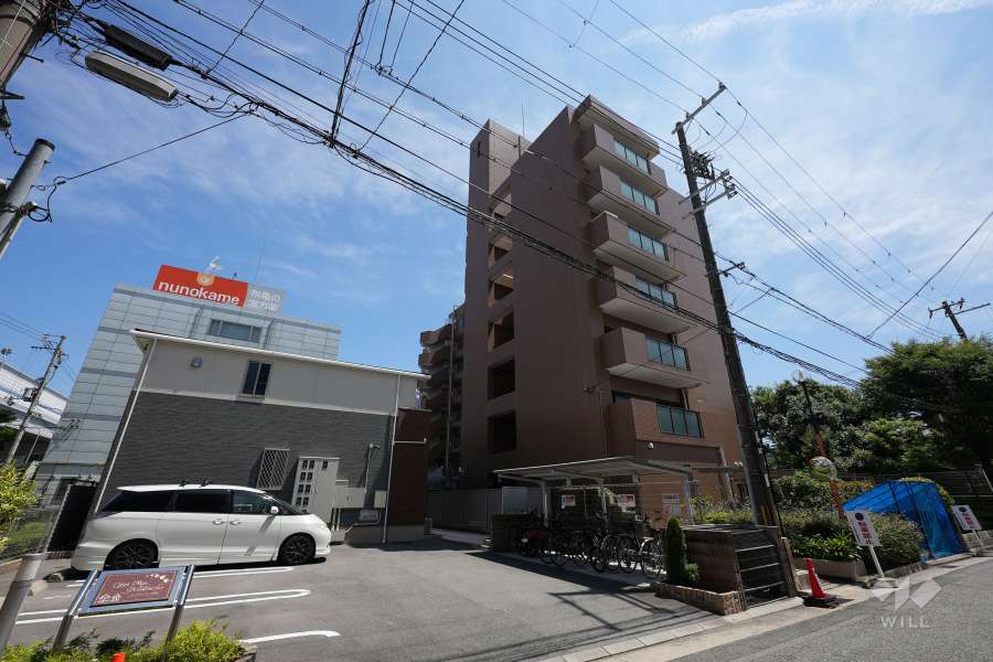 ファミール西宮今津の外観（北西側から）