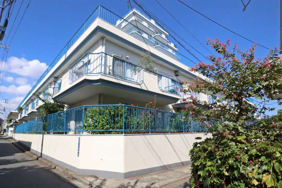 大森山王リハイムの外観(南西側から)