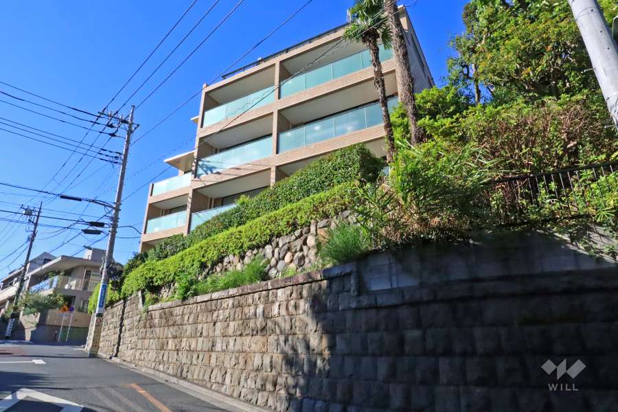 グランツオーベル大森山王の外観（南東側から）