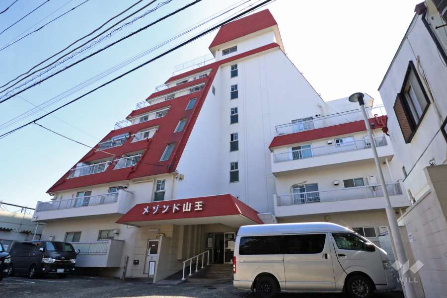 メゾンド山王の外観（北西側から）