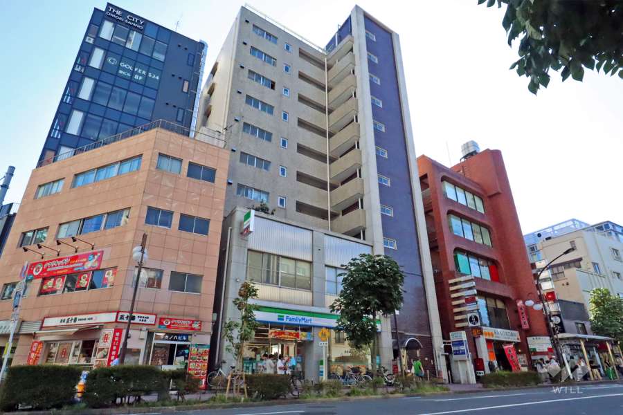 伊川ビルの外観(北東側から)