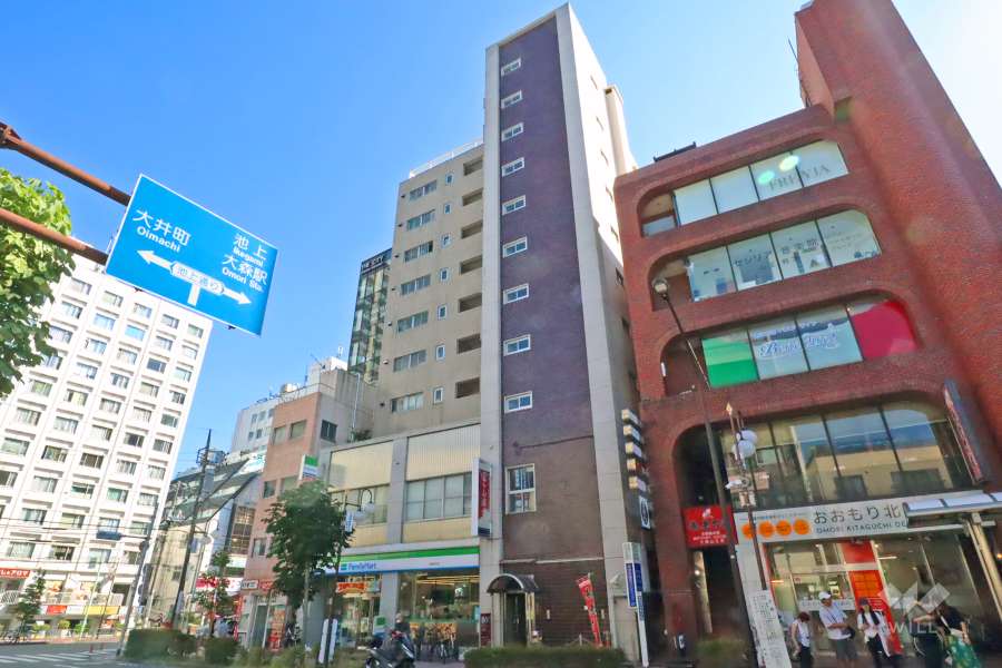 伊川ビルの外観(北西側から)