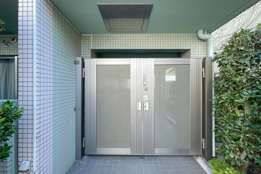 駐輪場の出入り口