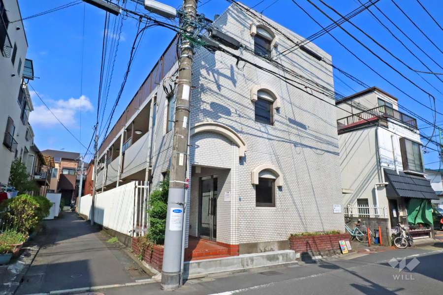 スカイコート洗足池の外観(西側から)