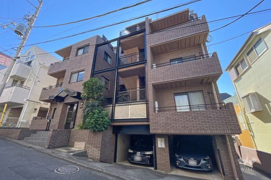 サンヴァリュー上池台の外観（北側から）