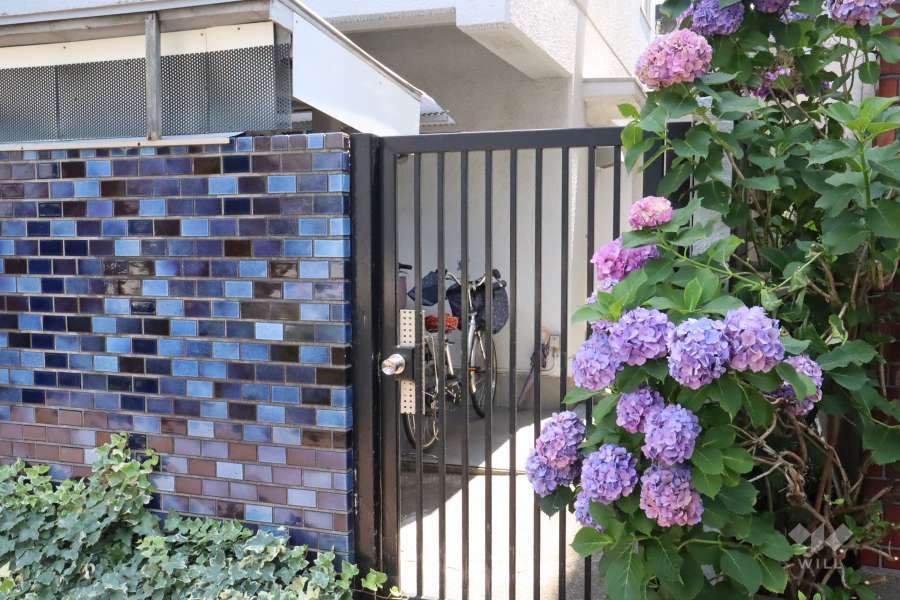 駐輪場の出入り口