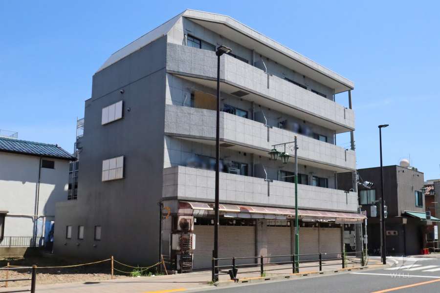 サンシャルム上池台の外観（北側から）