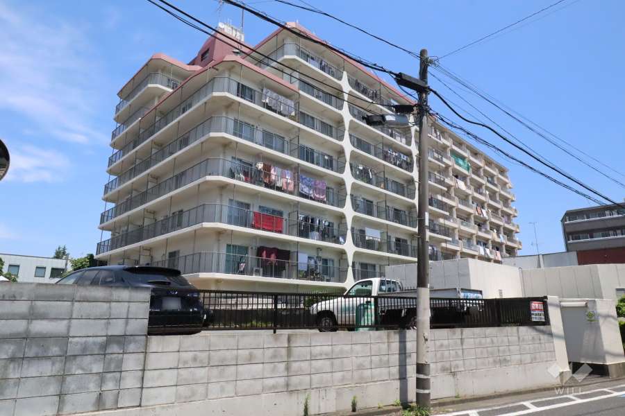 ビューハイム上池台の外観(南西側から)