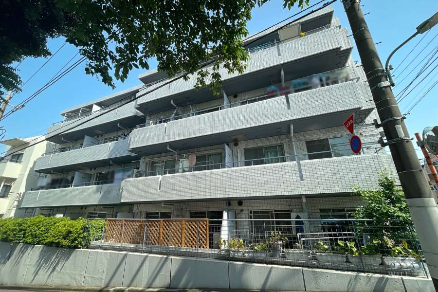 スターハイツ上池台の外観南東側から