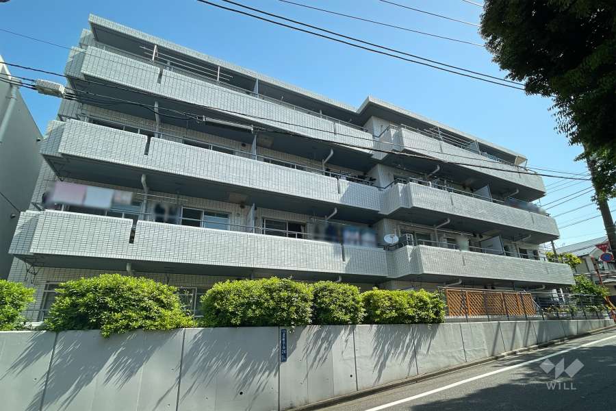 スターハイツ上池台の外観（南西側から）