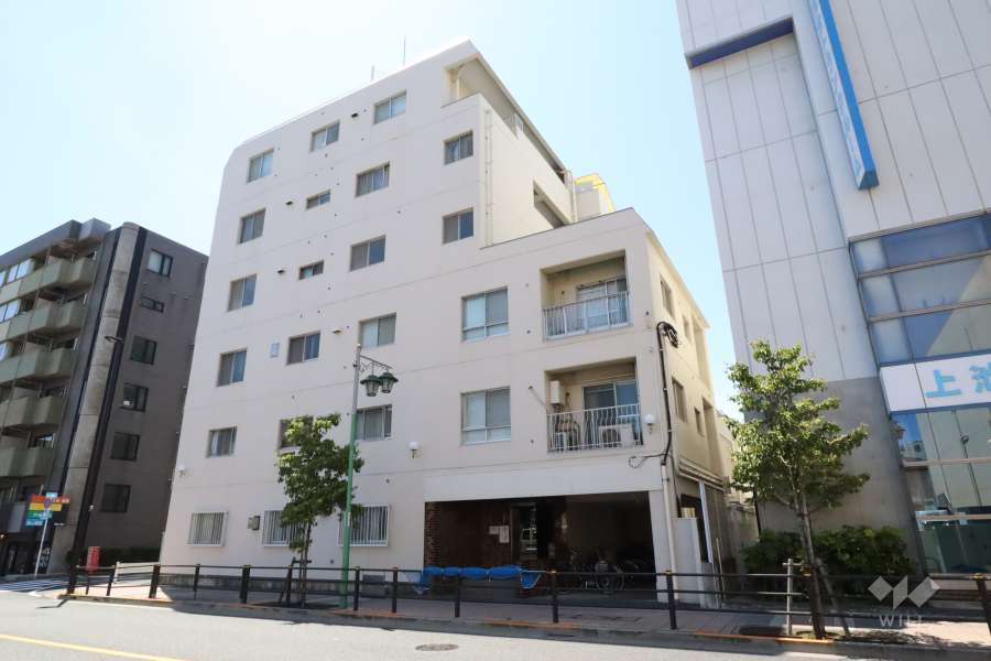 上池台ヒミコマンションの外観(東側から)