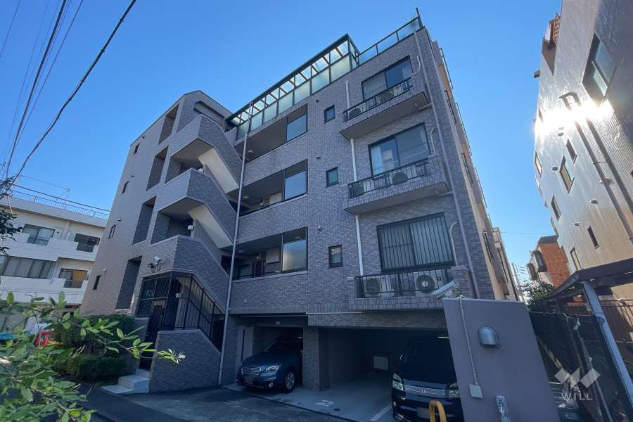 セザール第2洗足池公園の外観（北西側から）