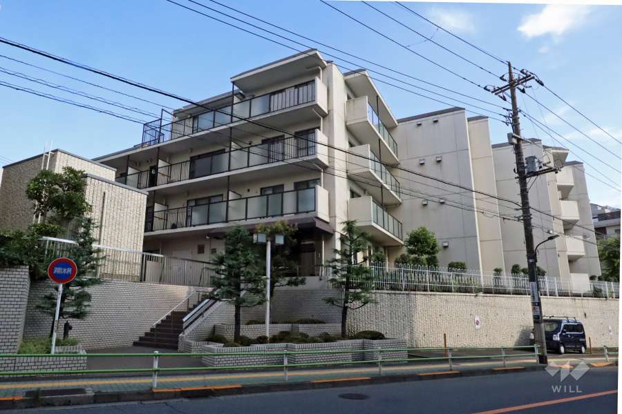 ペアパレス上池台NO2の外観（北西側から）