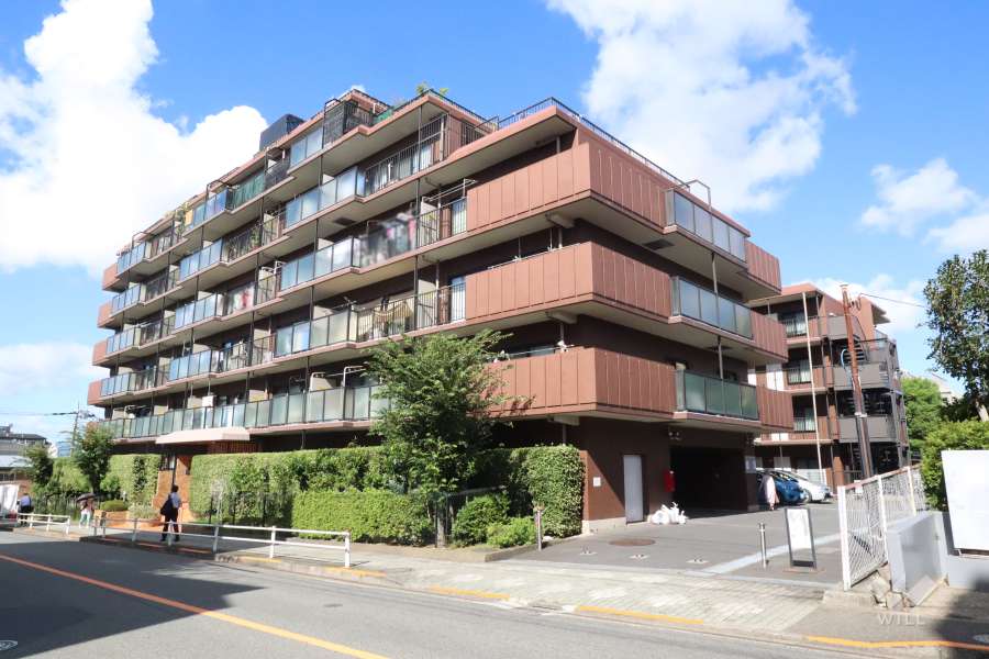 ペアパレス上池台NO.1の外観(東側から)　