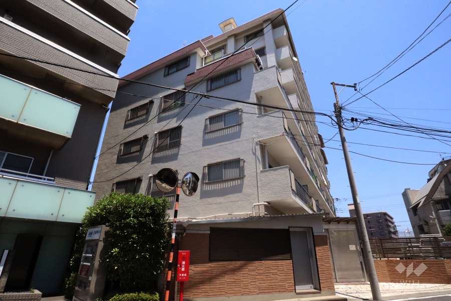上池台スカイマンションの外観(南西側から)