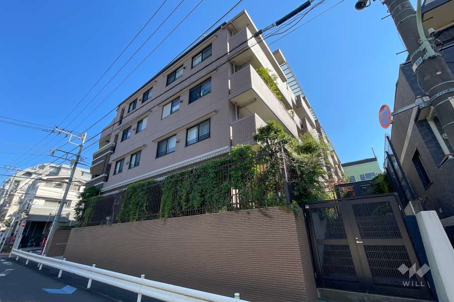 ナイスエスアリーナ上池台の外観（南西側から）　